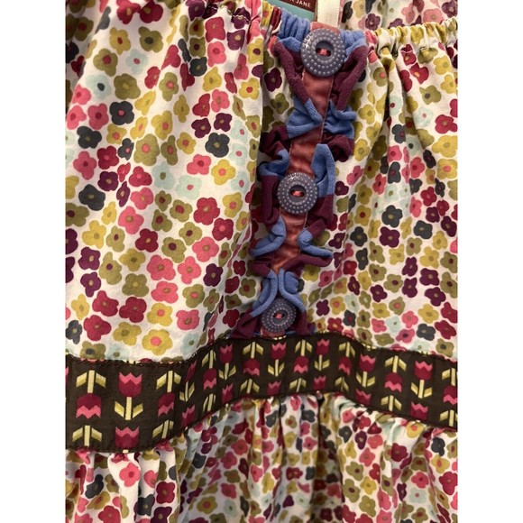 Girls Matilda Jane Character Counts Grow Beets Blouse Floral Shirt Size 8 - Picture 3 of 6